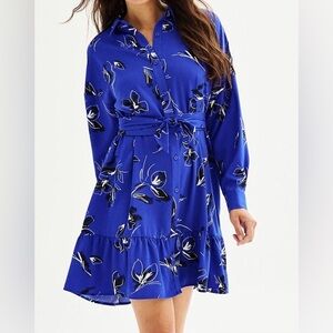 NEW Nine West Ruffle Hem Dress. XL